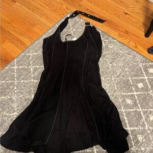 Anthropologie Black Asymmetrical Dress